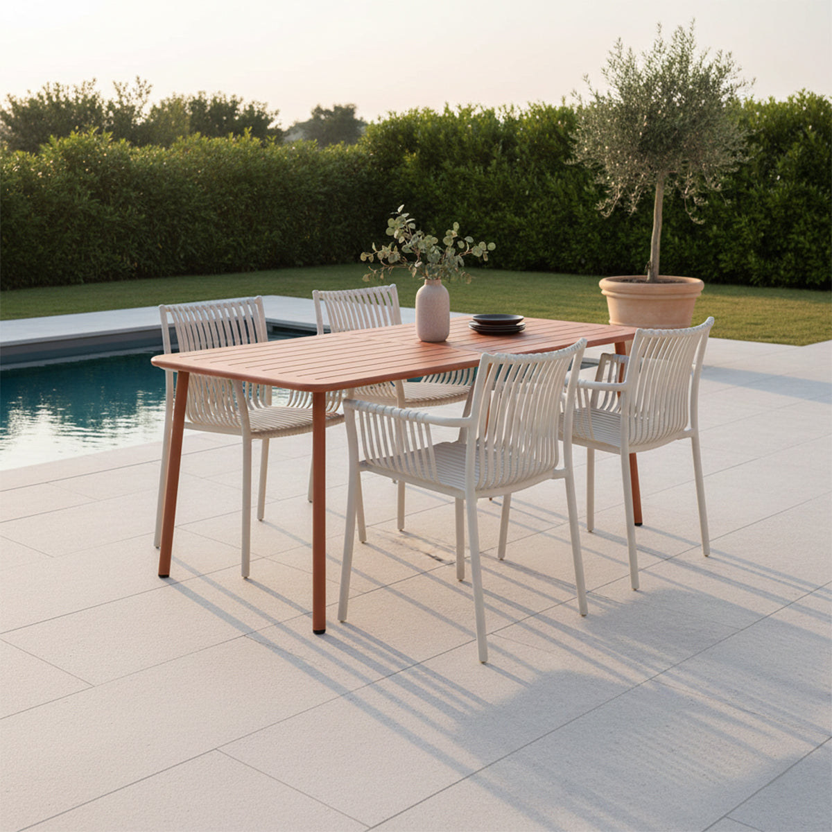 SILLA EXT PALMA BEIGE VISTA LIFESTYLE