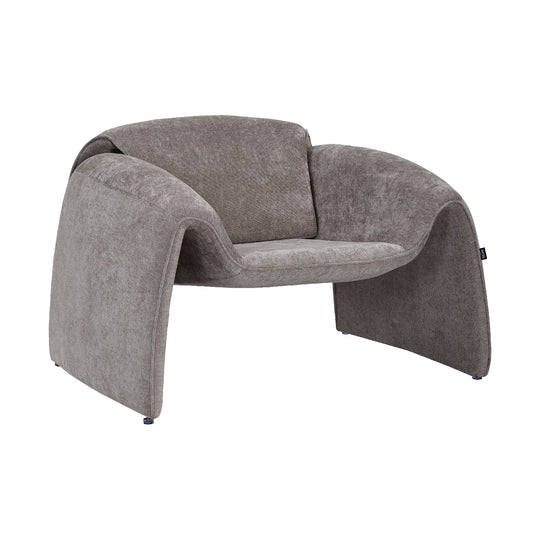 Sillón Melbournee Gris Vista en Perspectiva
