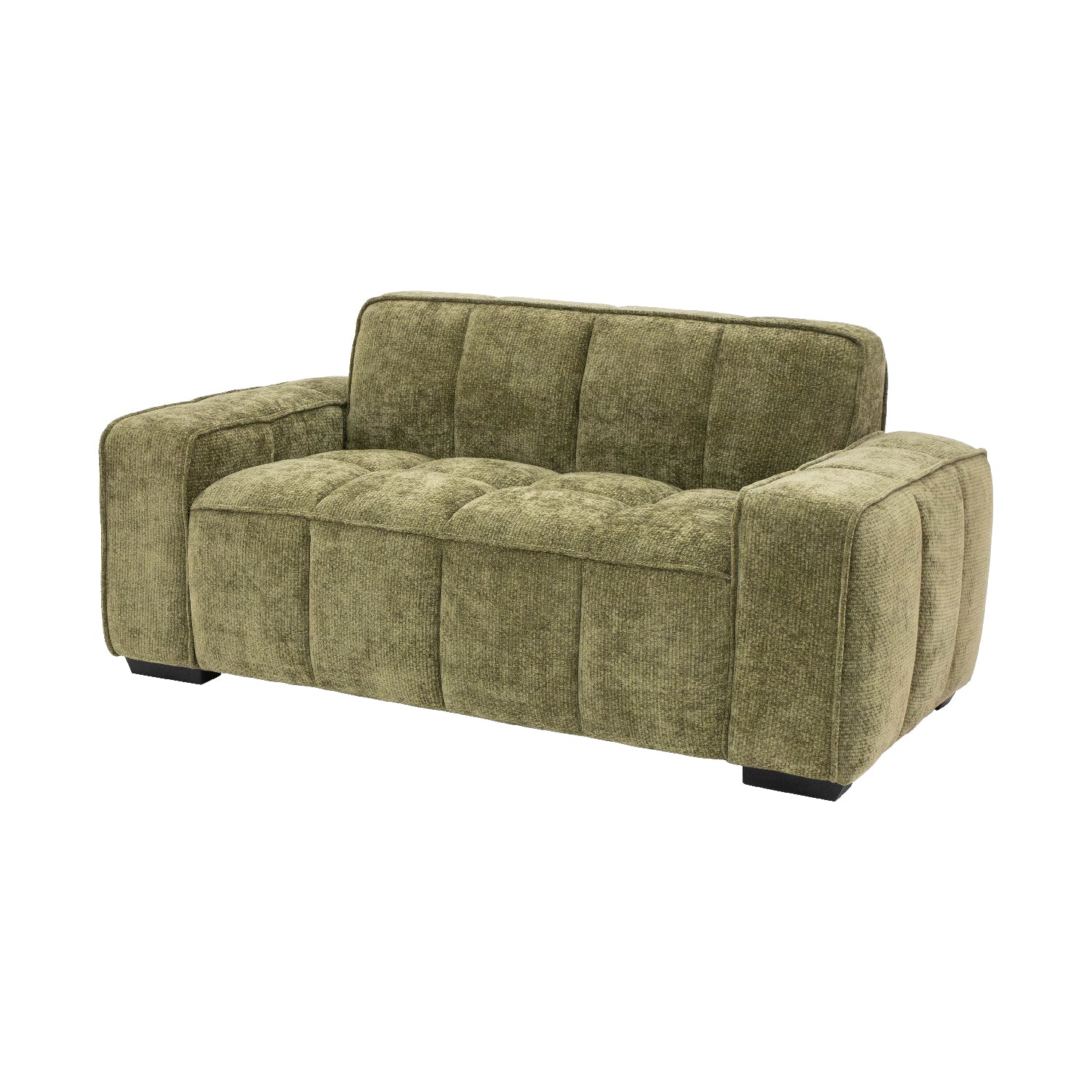 SOFÁ VERSALLES VERDE 2PLZS VISTA EN PERSPECTIVA