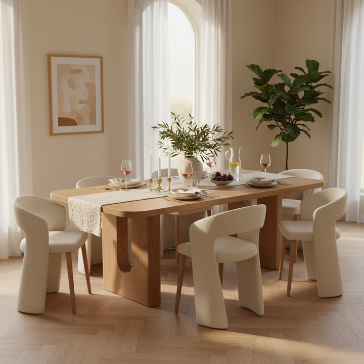 Comedor para 8 personas: mesa, sillas y el espacio que necesitas