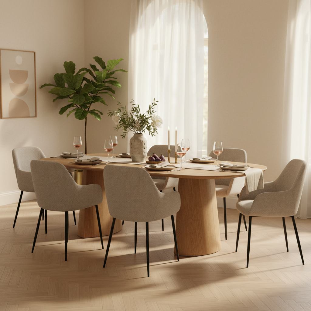 Sillas de comedor: guía de telas, patas y cuántas necesitas