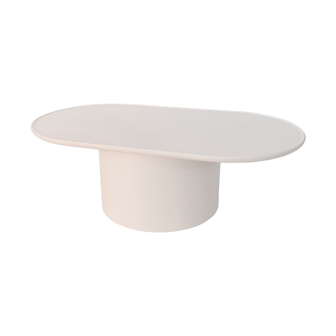 Mesa de Centro Zurich Crema Vista Superior