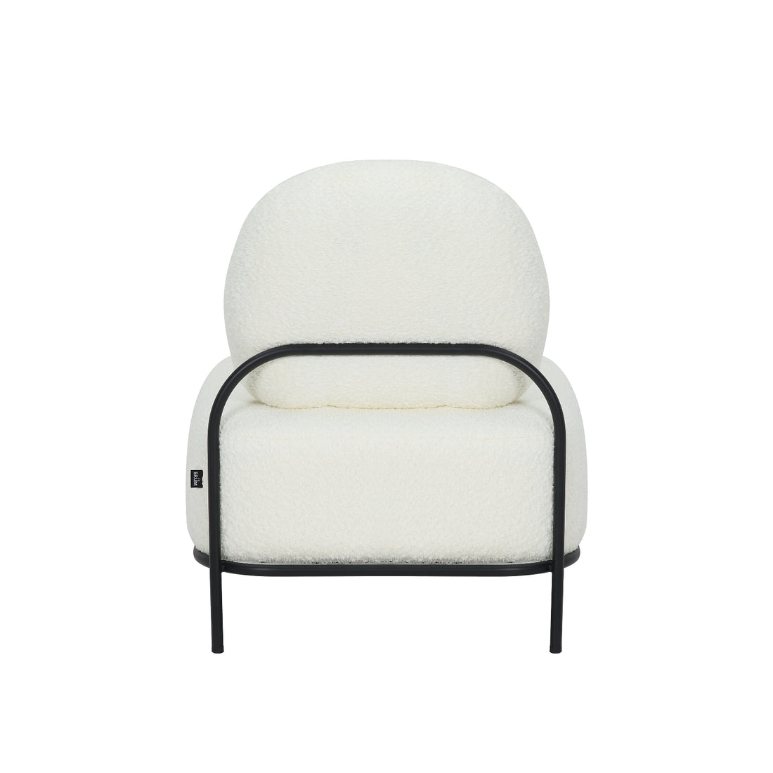 Sillón Individual Chicago Blanco Vista Trasera