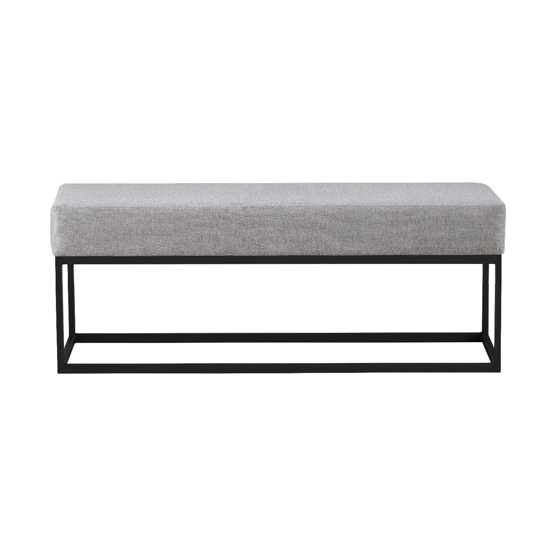Banca Clermont Gris Vista Lateral 