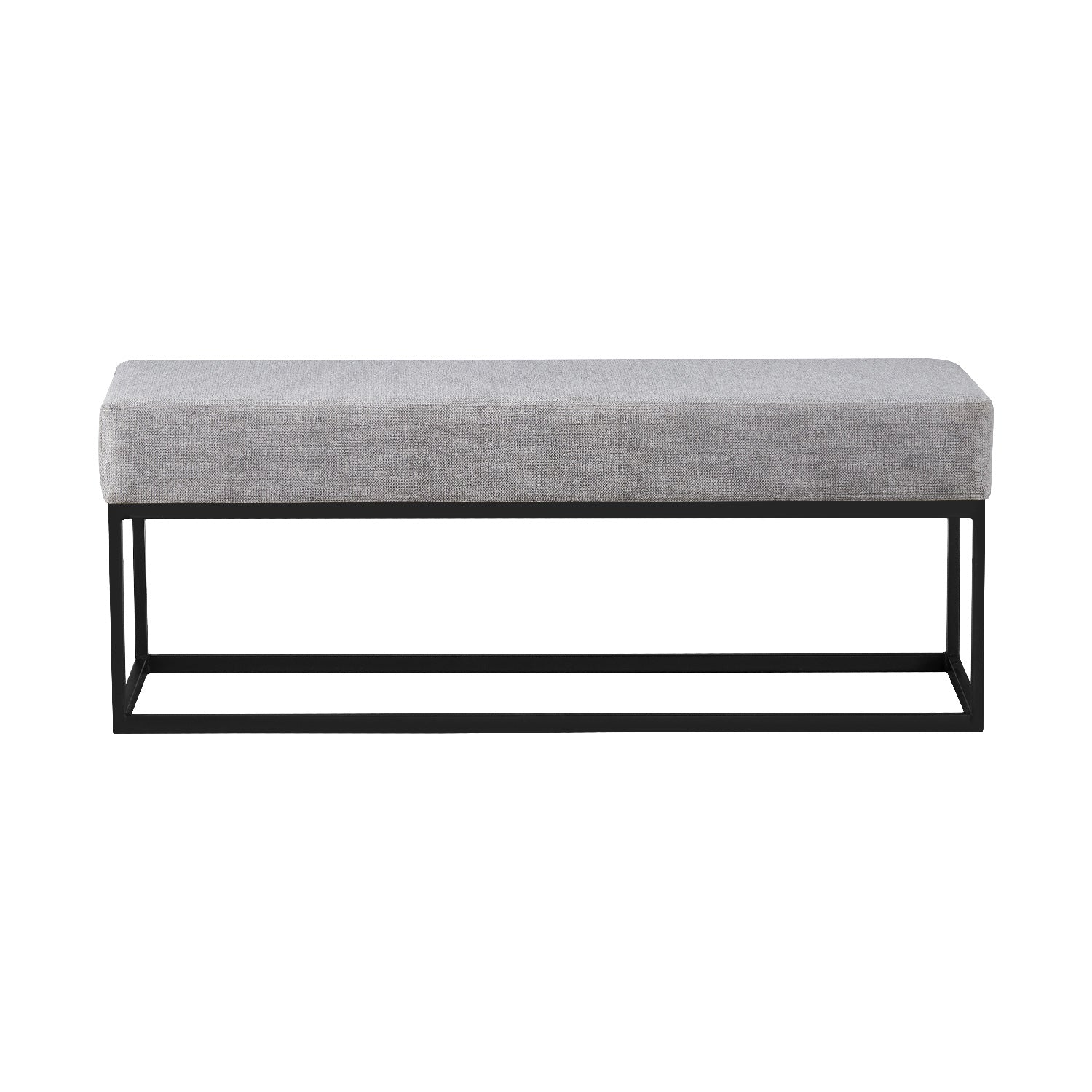Banca Clermont Gris Vista Lateral 