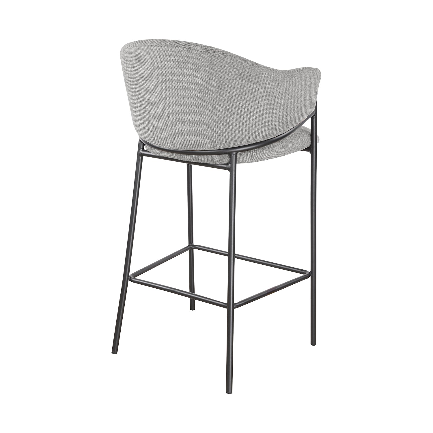 Banco Berlin Pata Negra Gris Vista En Perspectiva Trasera