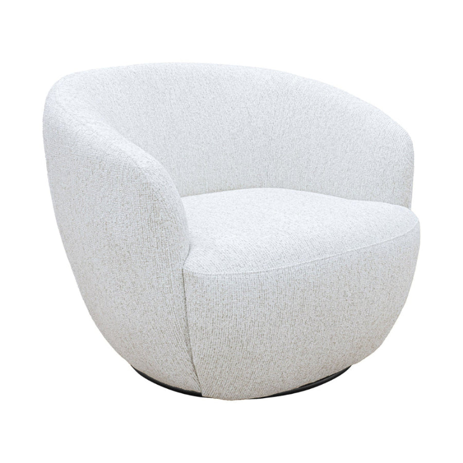 Sillon Giratorio Biarritz Beige Vista en Perspectiva