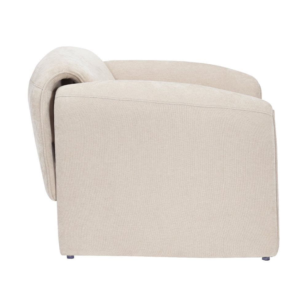 Sofá Melbournee Verde Vista Lateral