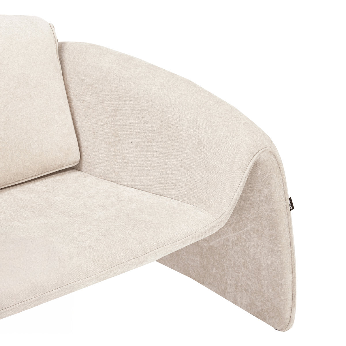 Sofá Melbournee Beige Vista a Detalle Inferior