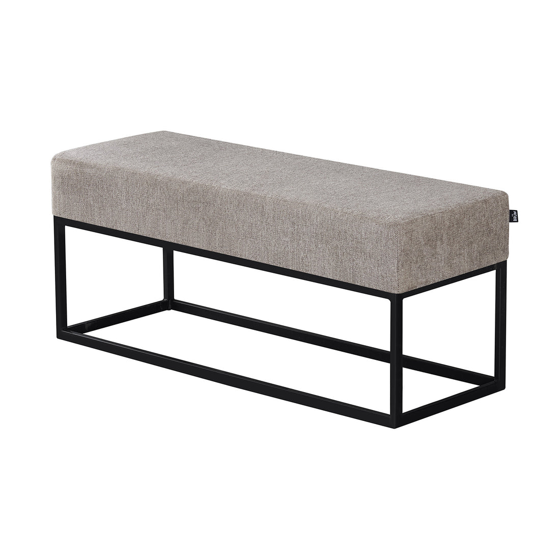 Banca Clermont 110cm Taupe Vista de producto 2