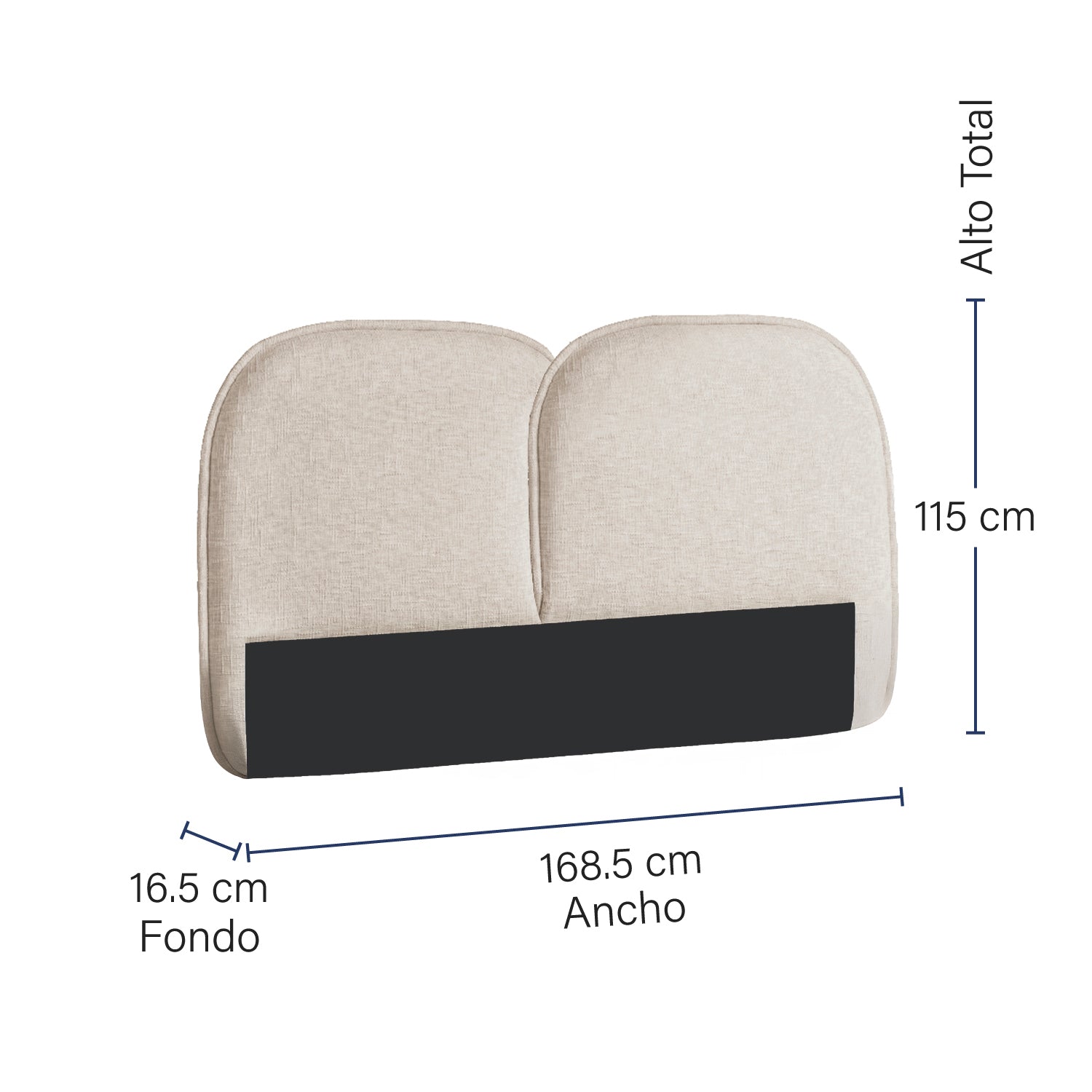 Cabecera Matrimonial Islandia Medidas