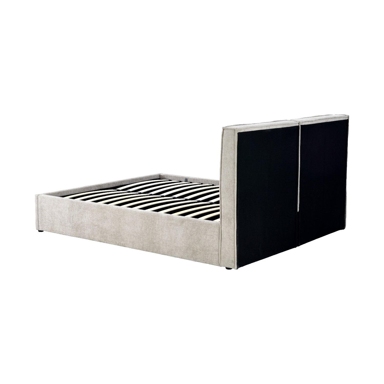 CAMA MADRID VISTA EN PERSPECTIVA TRASERA