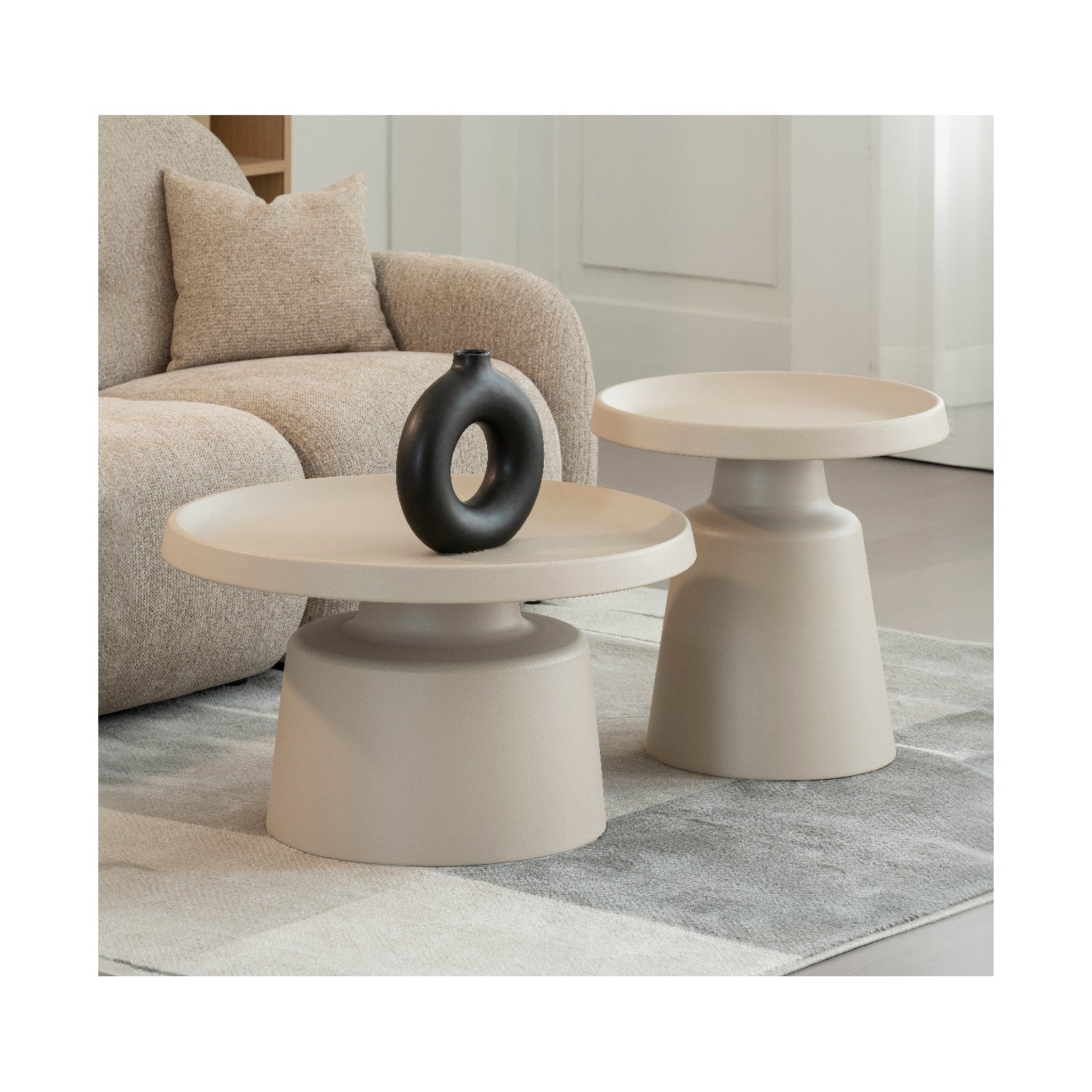 Set de 2 Mesas de centro Sintra