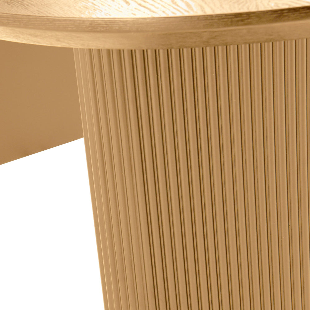 Mesa de Comedor Chipre Natural 180cm Vista a Detalle Inferior