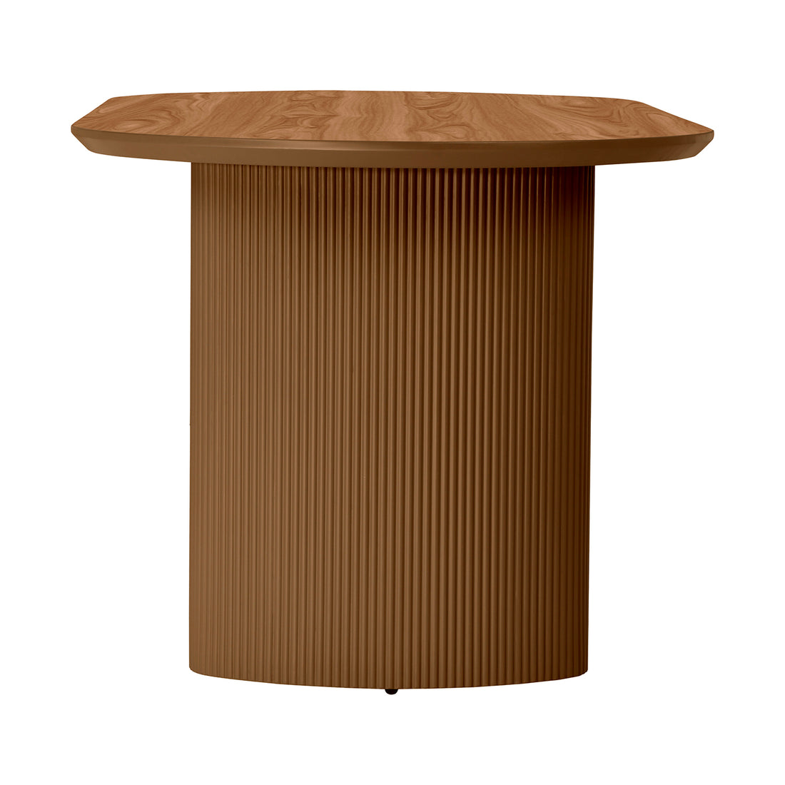 Mesa de Comedor Chipre Nogal Vista Frontal
