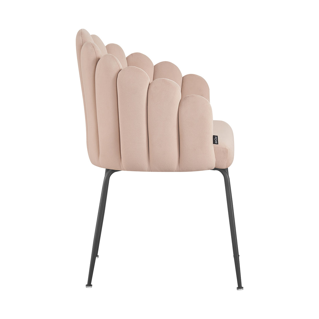 Silla Cordoba Beige Vista Lateral