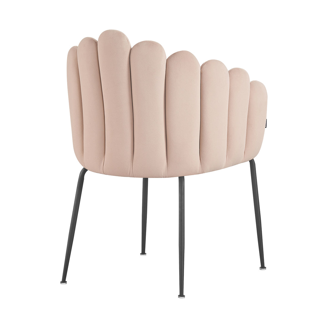 Silla Cordoba Beige Vista en Perspectiva Trasera