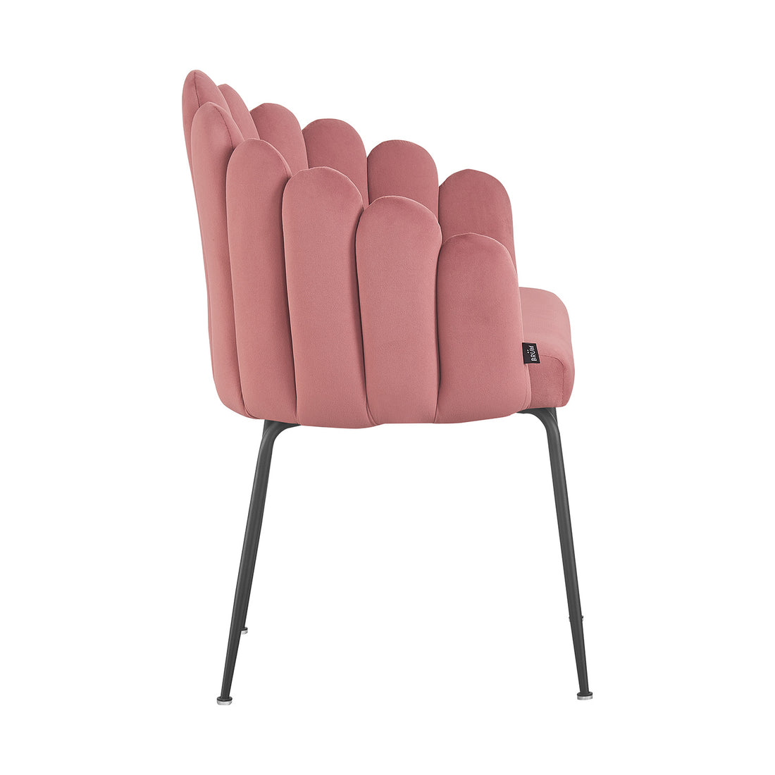 Silla Cordoba Rosa Vista Lateral