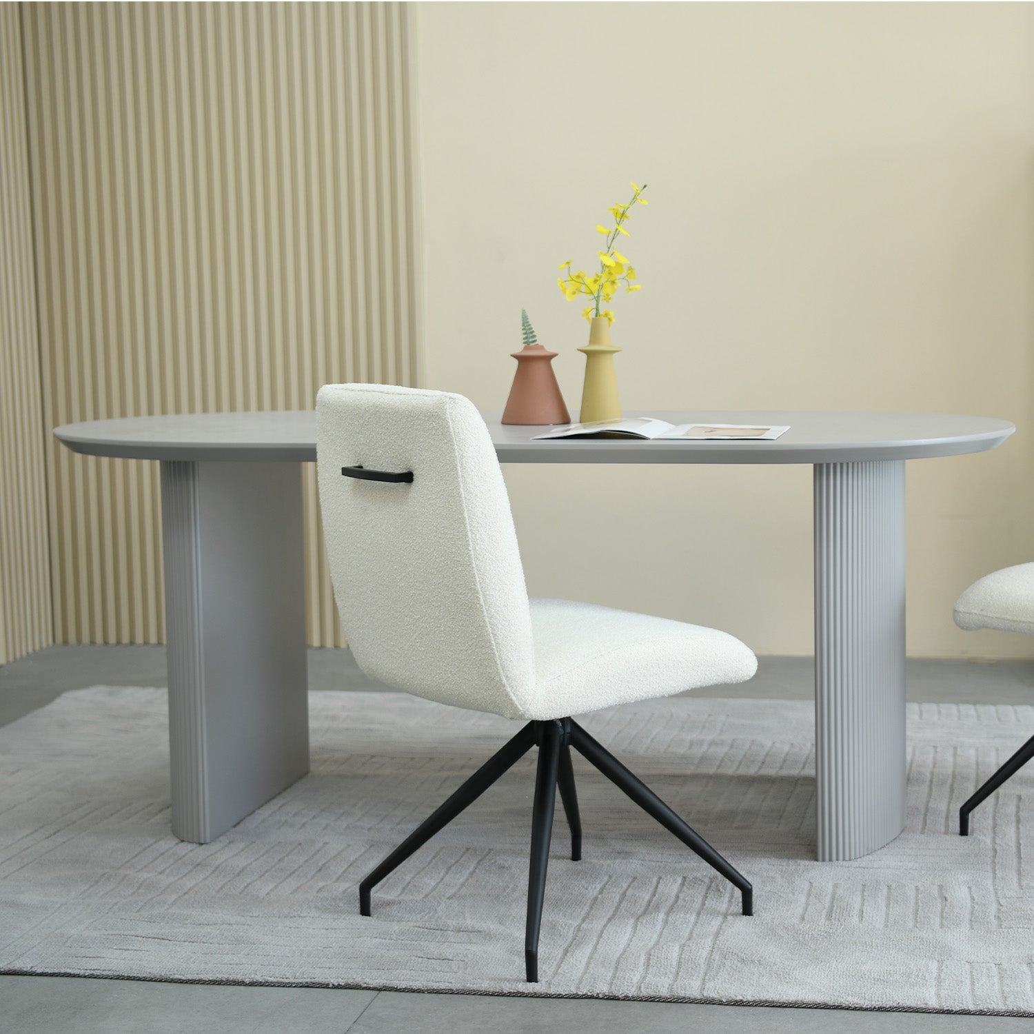 Mesa de Comedor Chipre Gris 180cm