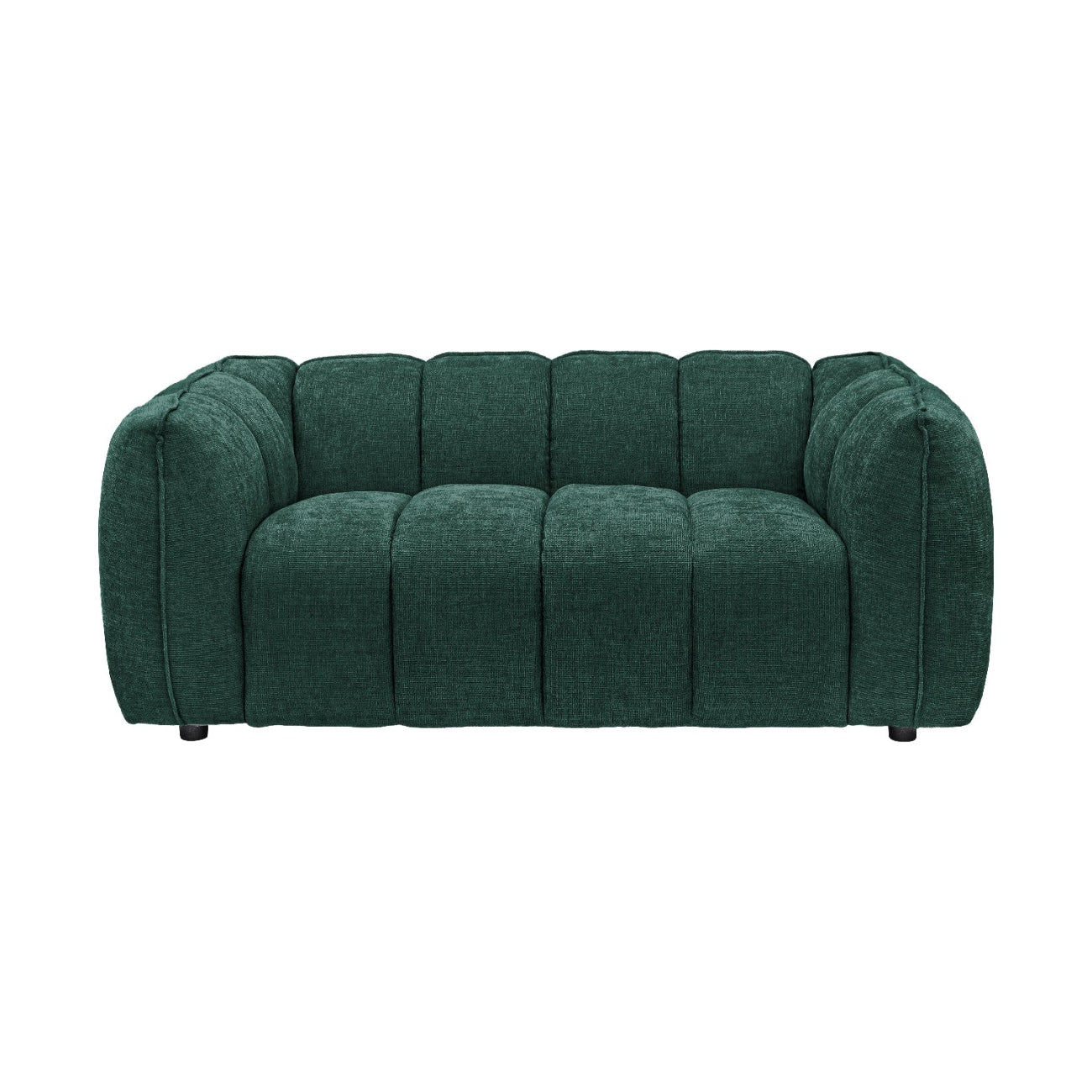 Sofá Milán 2 Plazas Verde Vista Frontal