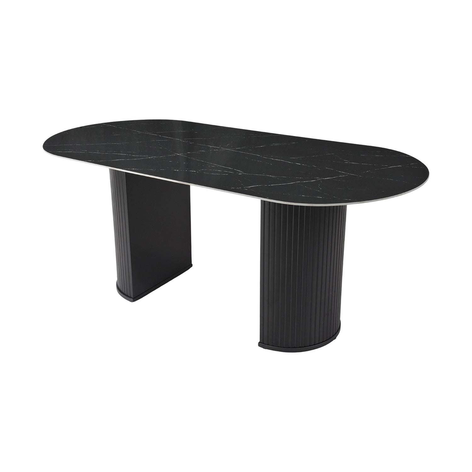 Mesa de Dubrovnik Negro 180cm