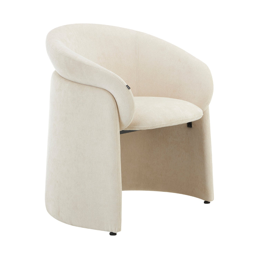 Silllon Ibri Beige Vista en Perspectiva
