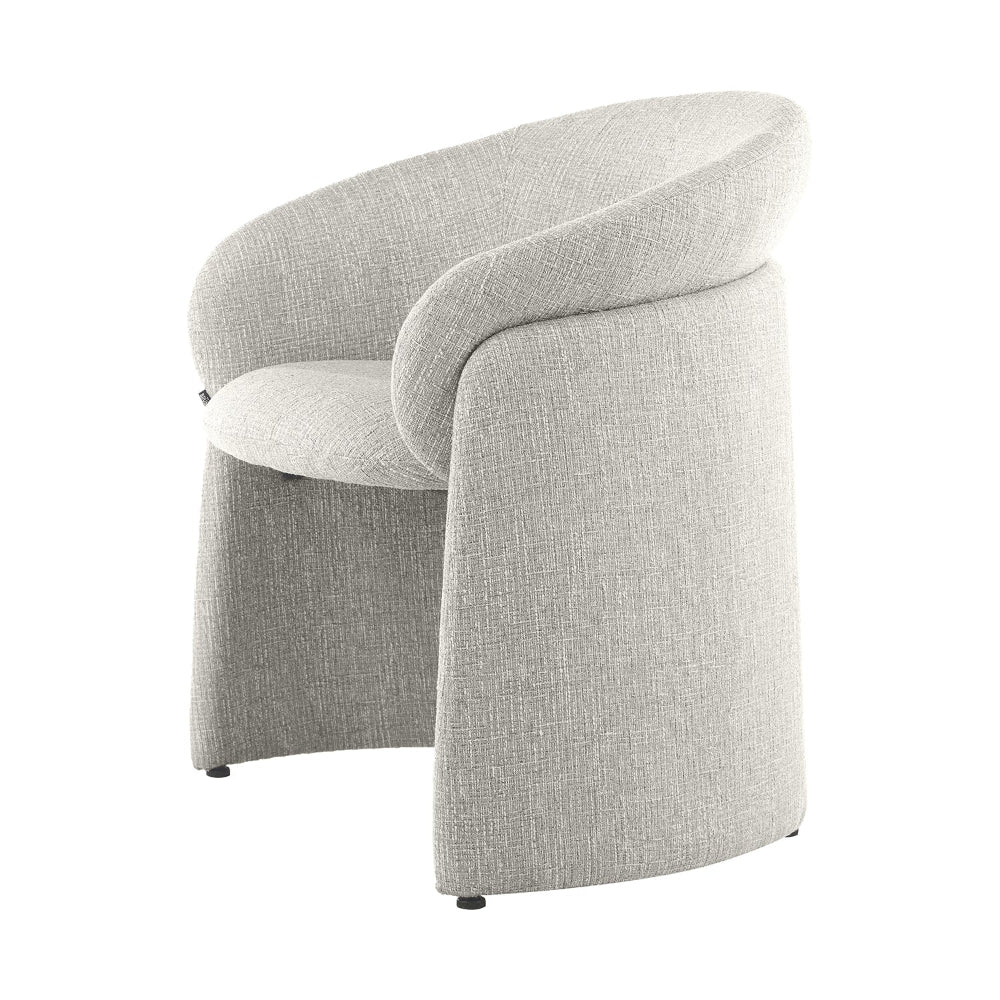 Sillón Jordania Gris Vista en Perspectiva