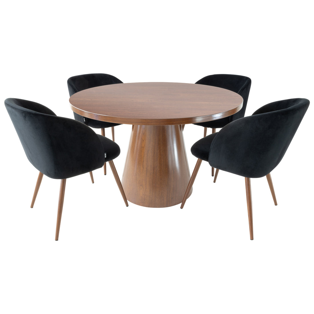 Mesa de Comedor Lagos Nogal 120cm Vista de producto 5