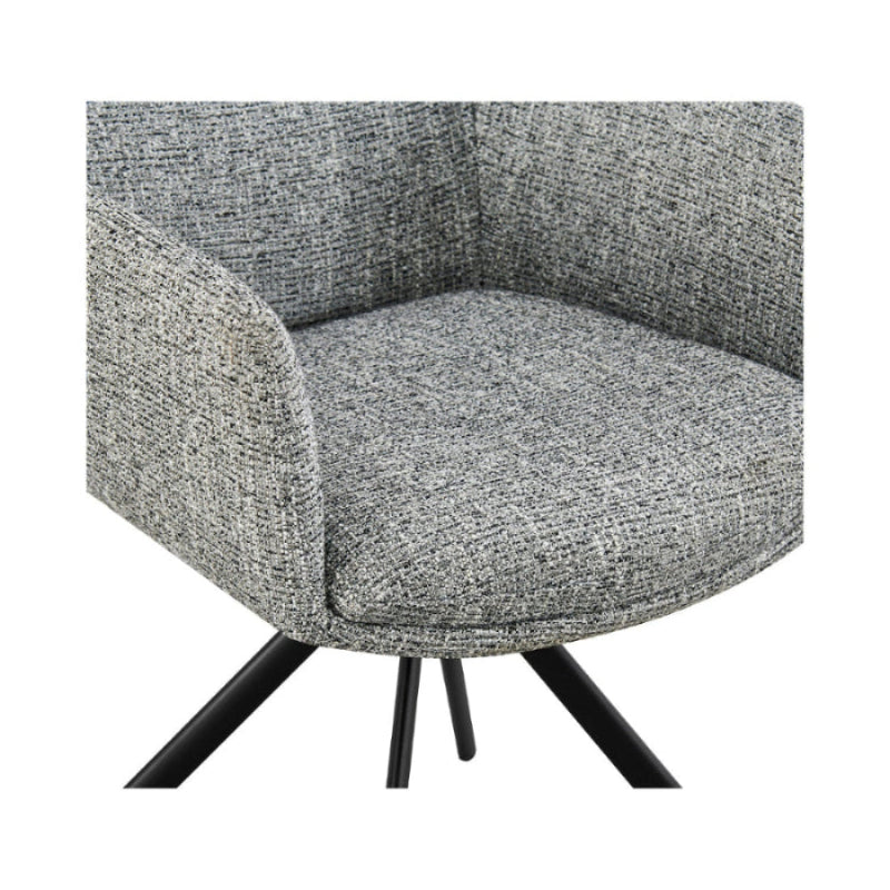 Silla Lugo Gris Fondo Blanco Vista a  Detalle