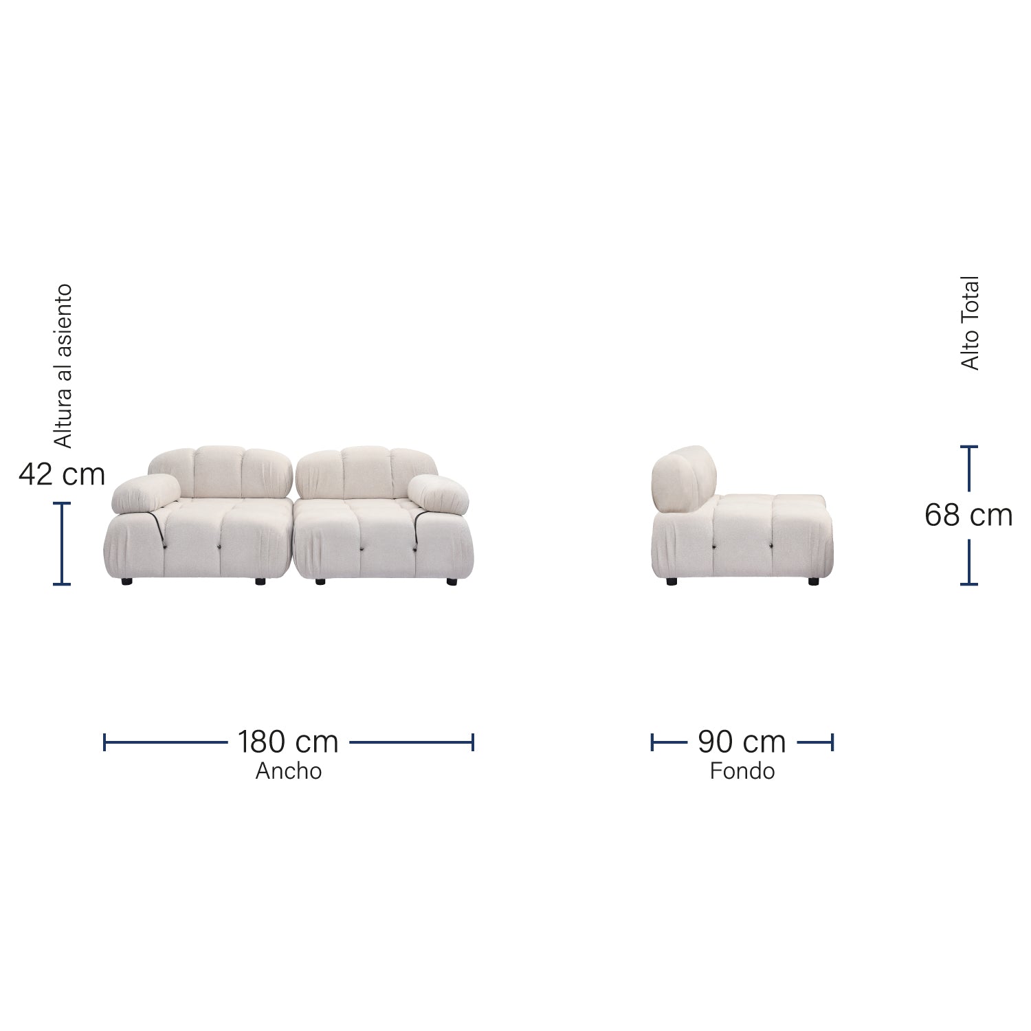 Sofá Bristol Beige