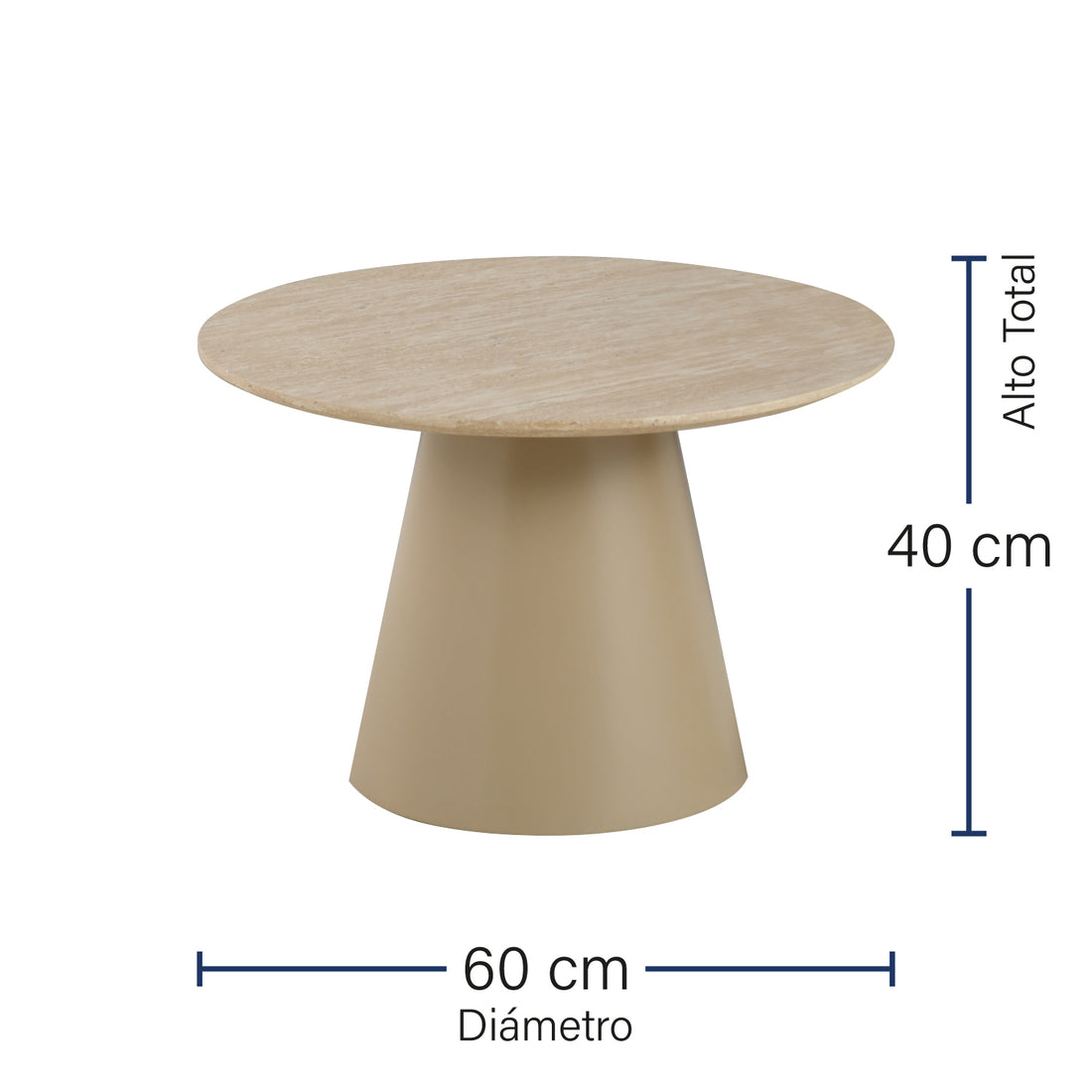 Mesa de centro Cascaes Baja Medidas