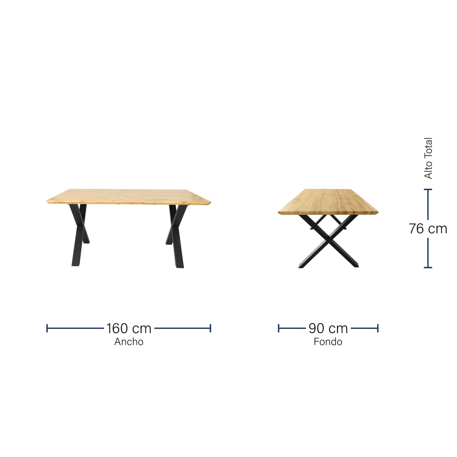 Mesa de comedor Chicago 160 cm