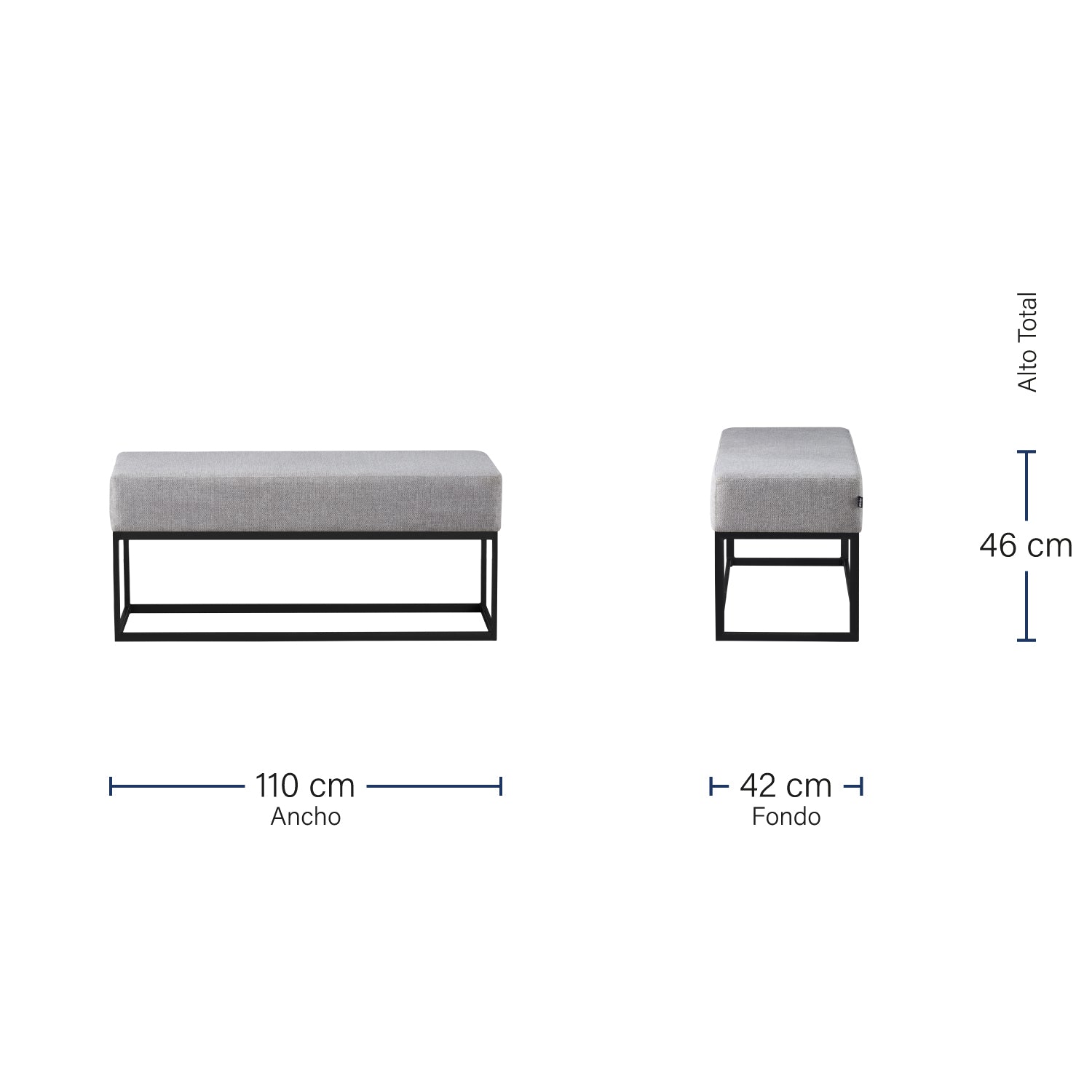 Banca Clermont 110cm