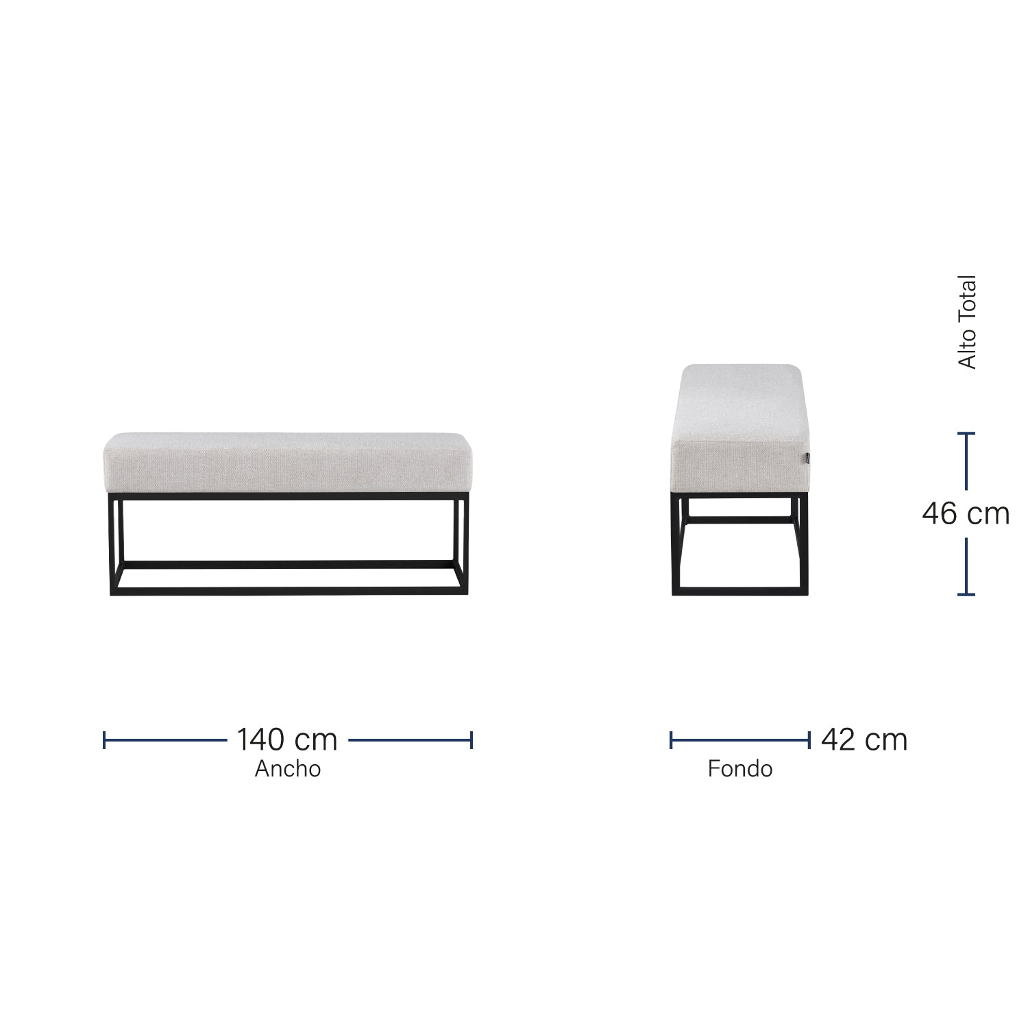 Banca Clermont 140cm