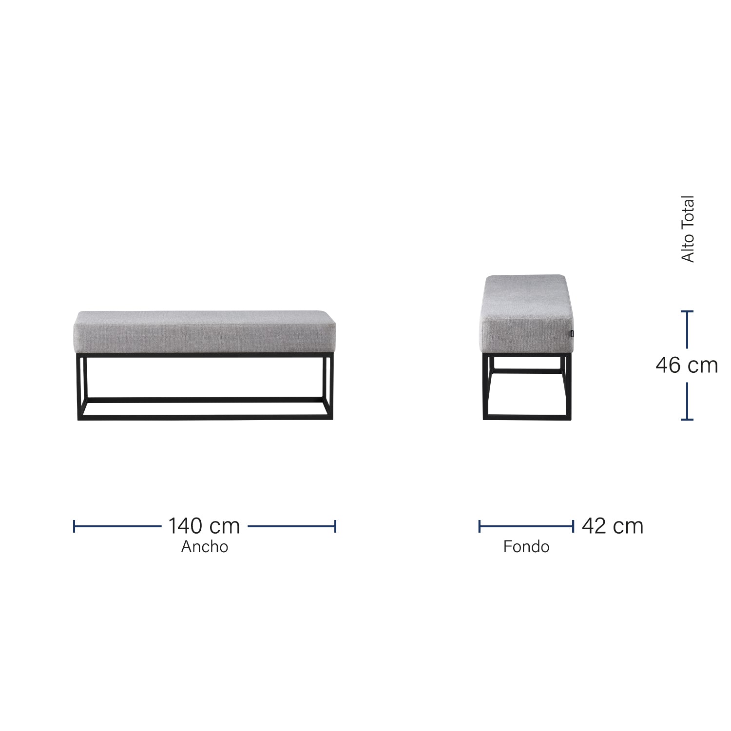 Banca Clermont 140cm