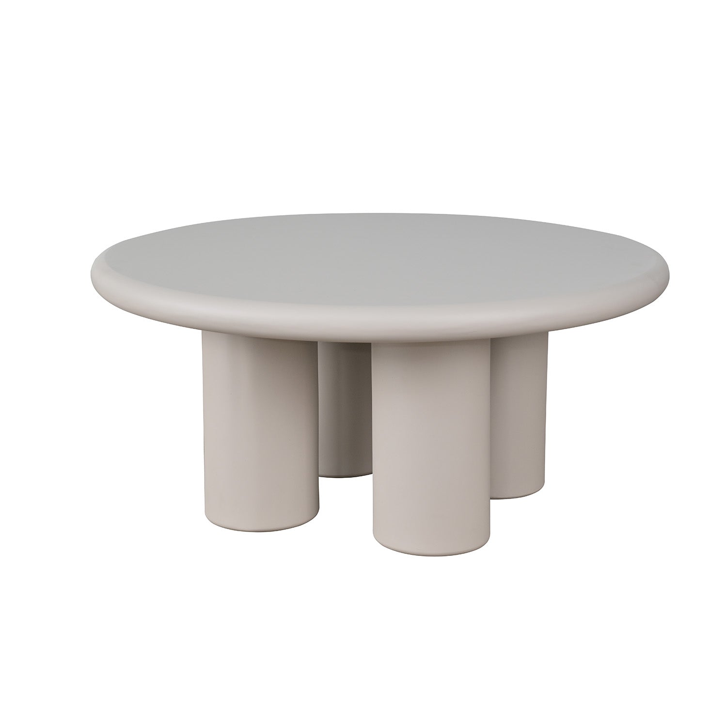 Mesa Mendoza Crema Vista en Perspectiva