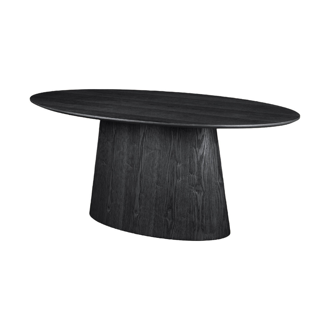 Mesa Tokio Negra Vista en Perspectiva pronunciada con fondo blanco 