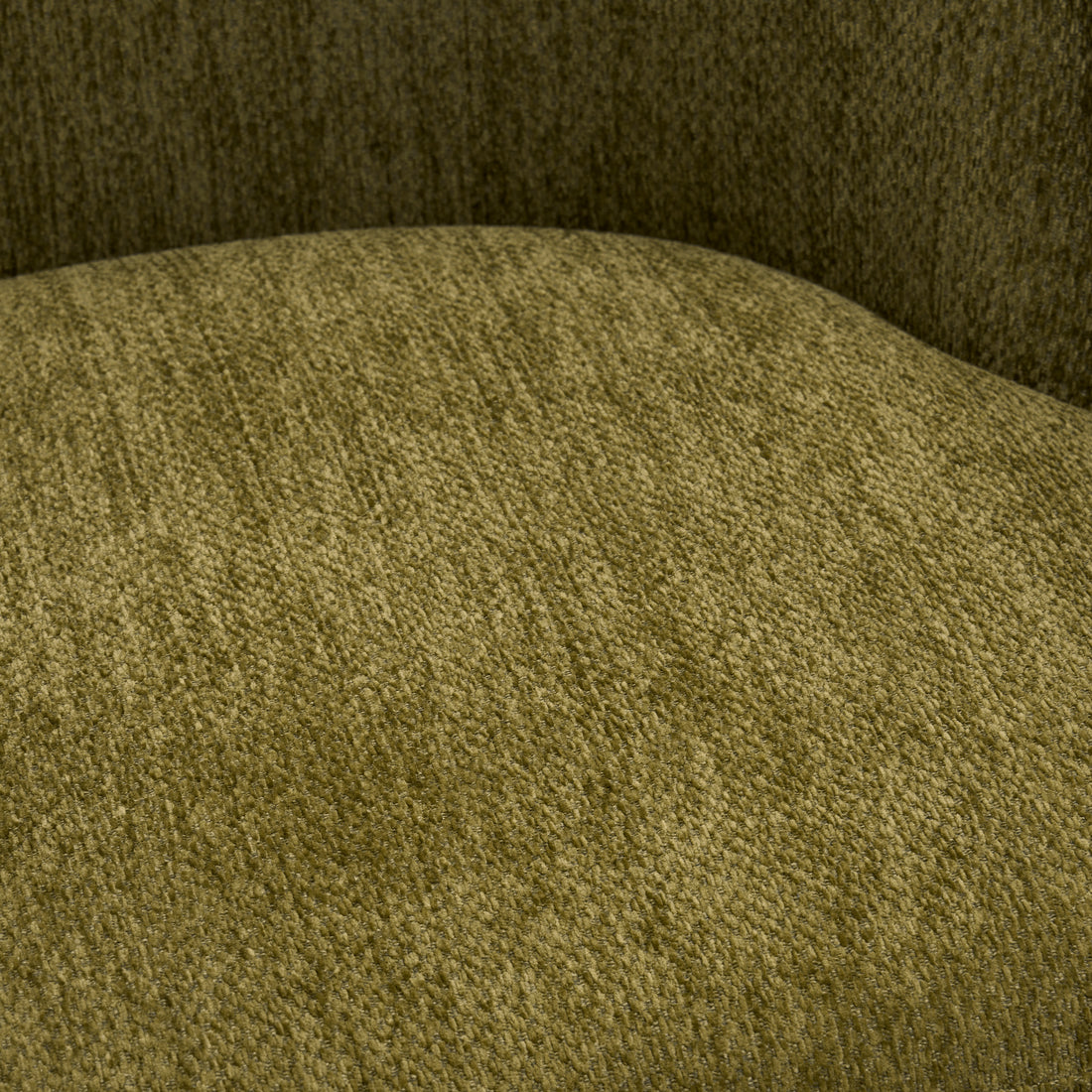 Sillón Duba Verde Vista en Zoom del Asiento