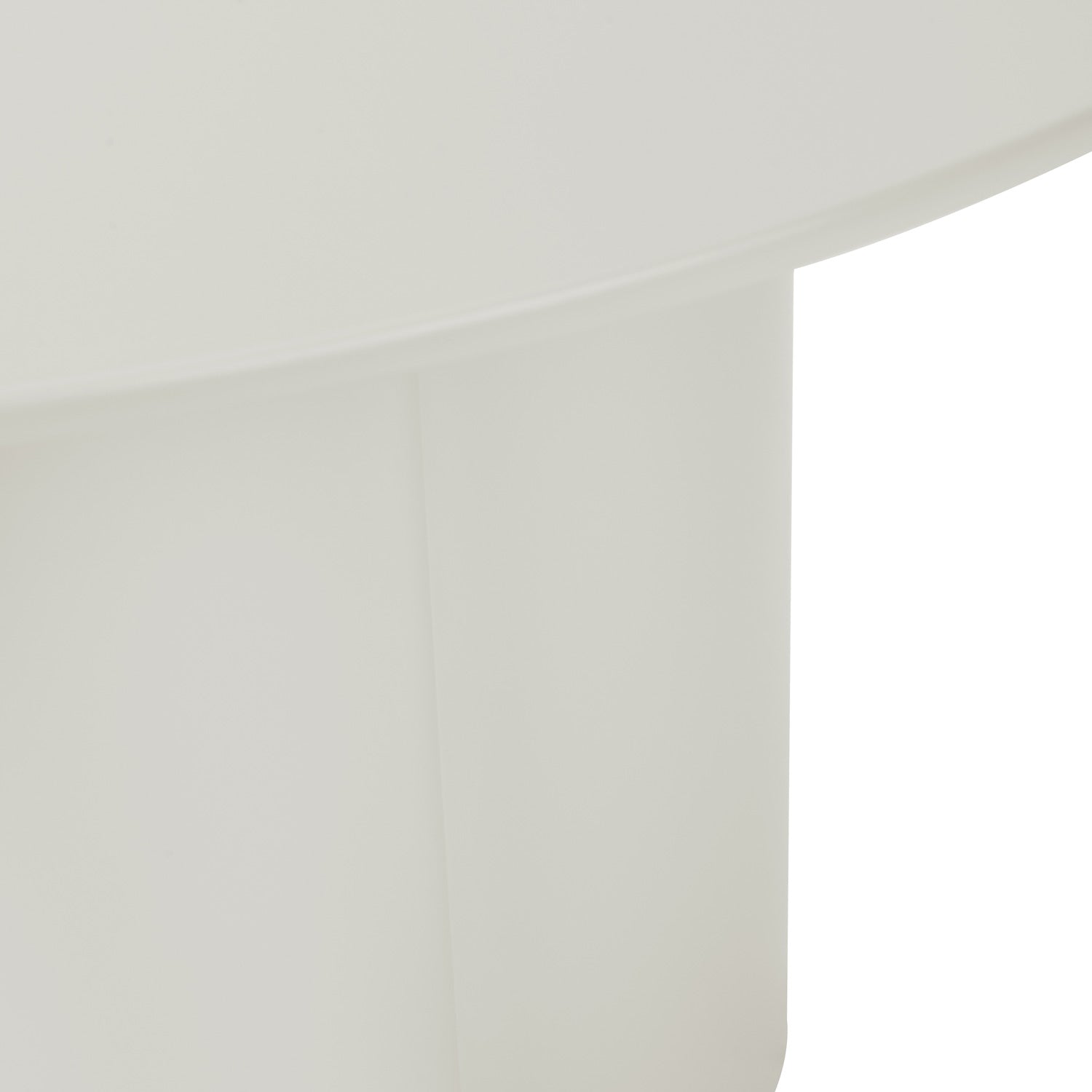 Mesa de Centro Lisboa Blanco Vista de Detalle de la Pata