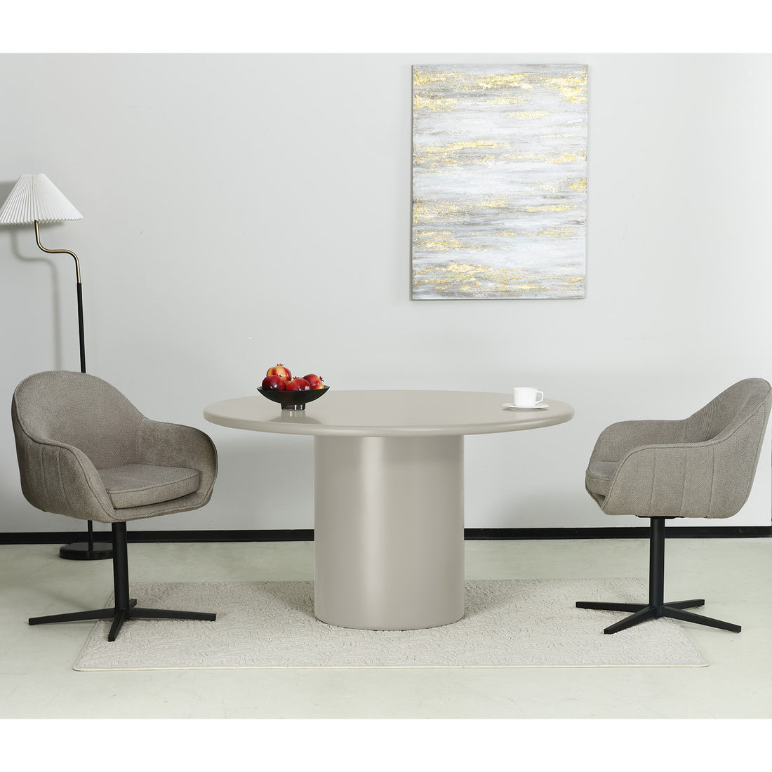 Mesa de Comedor Montenegro Crema en Habitacion