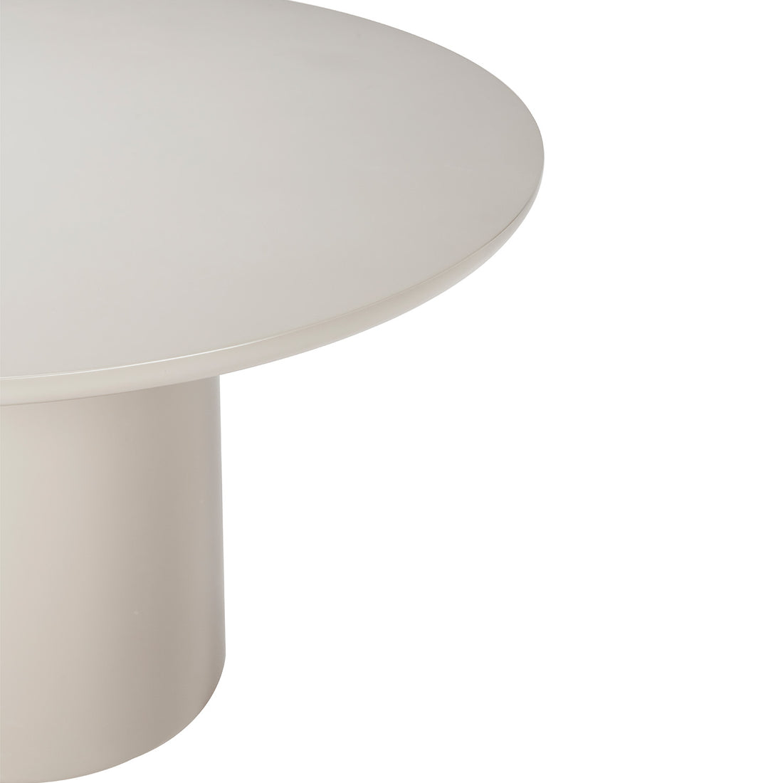 Mesa de Comedor Montenegro Crema Vista A Detalle