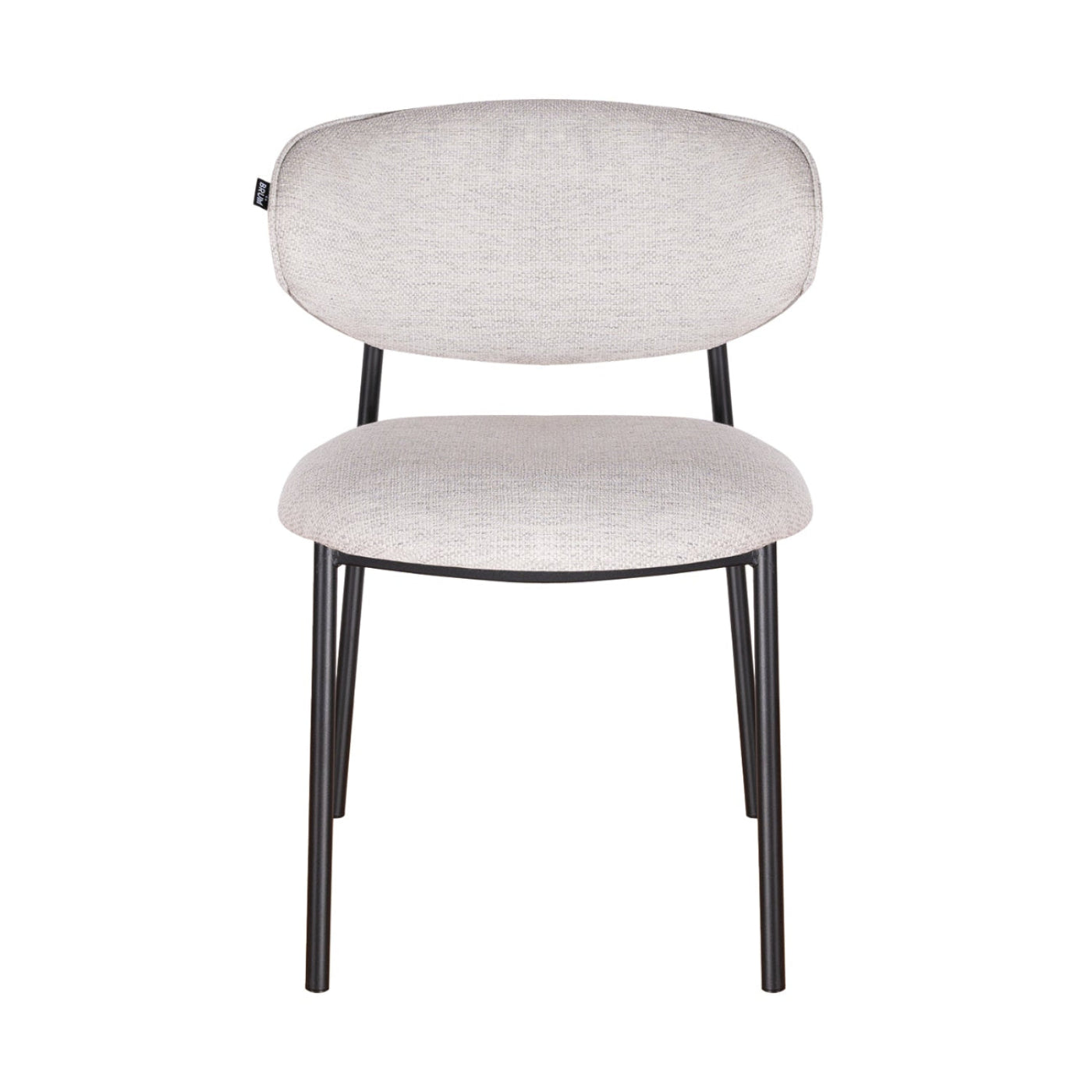 Silla Silicia Grey Pata negra Vista Frontal