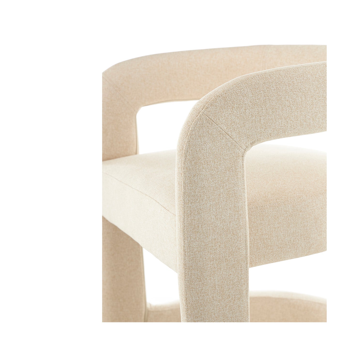 Silla AbuDabi Beige Vista a Detalle