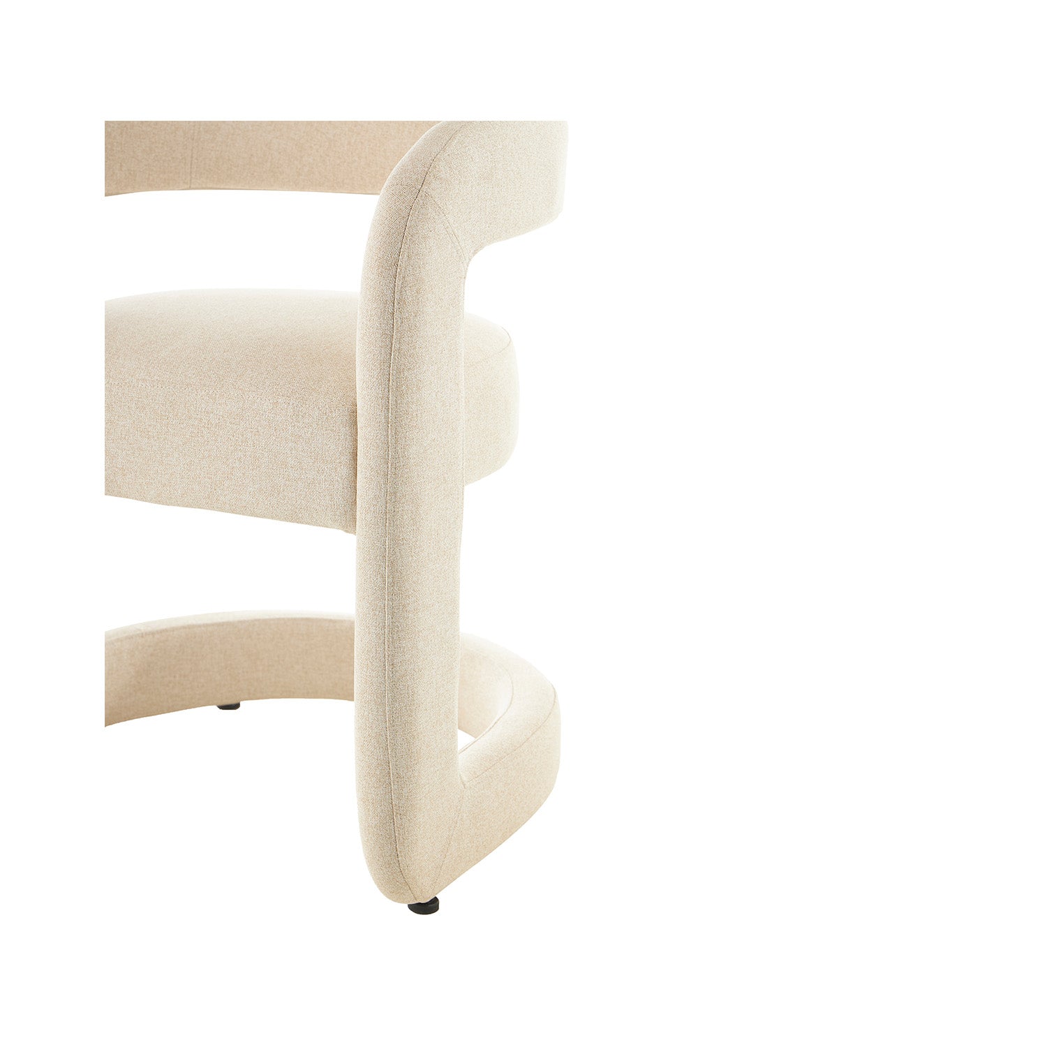 Silla AbuDabi Beige Vista A Detalle