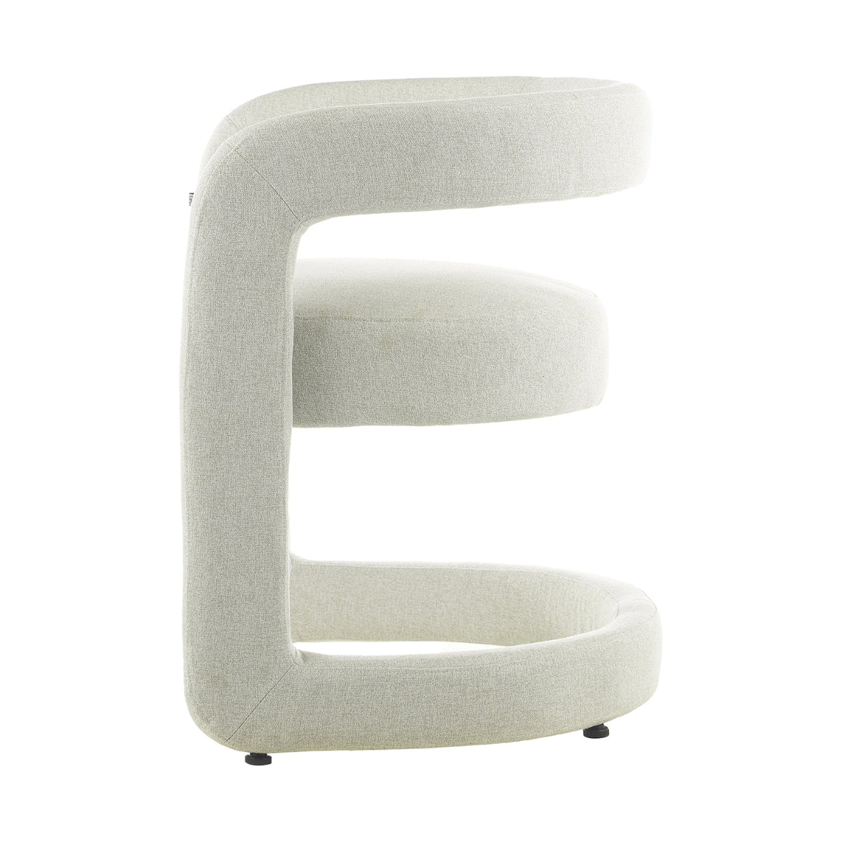 Silla AbuDabi Gris Vista Lateral