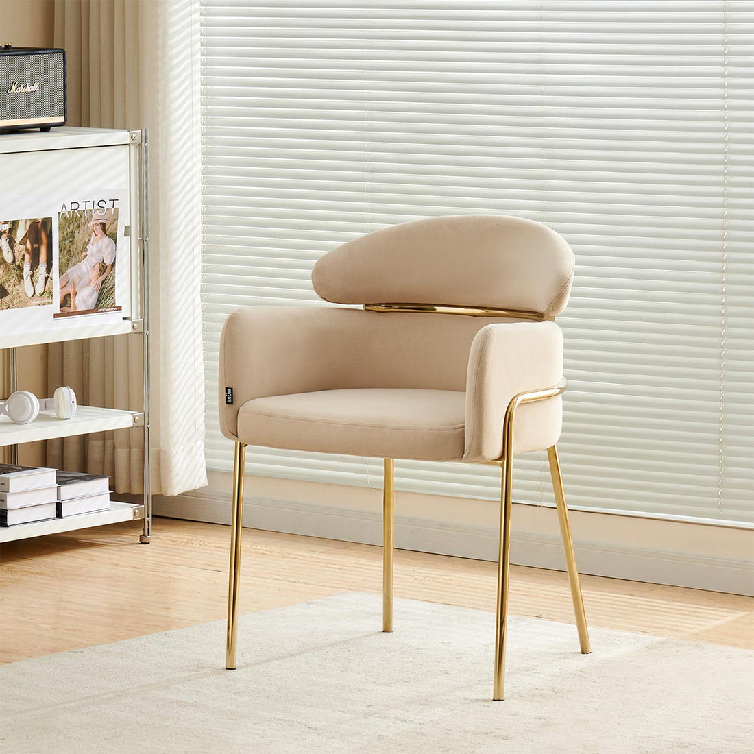 Silla Corey Taupé lifestyle