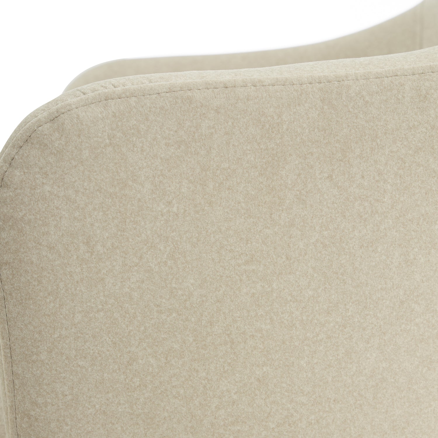Silla Muscat Beige Vista en Detalle del Reposa Brazos