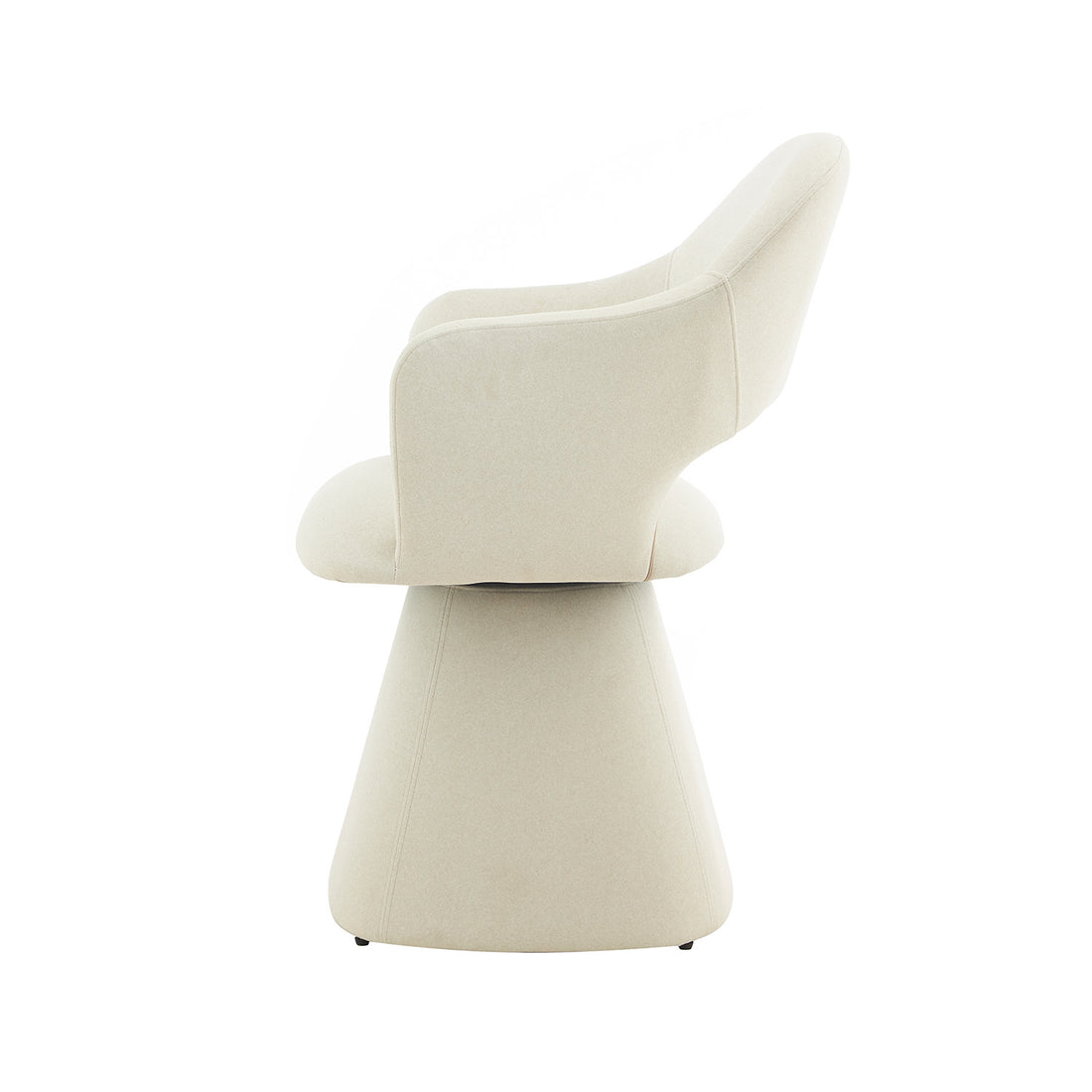 Silla Giratoria Muscat Crema Vista de producto 2