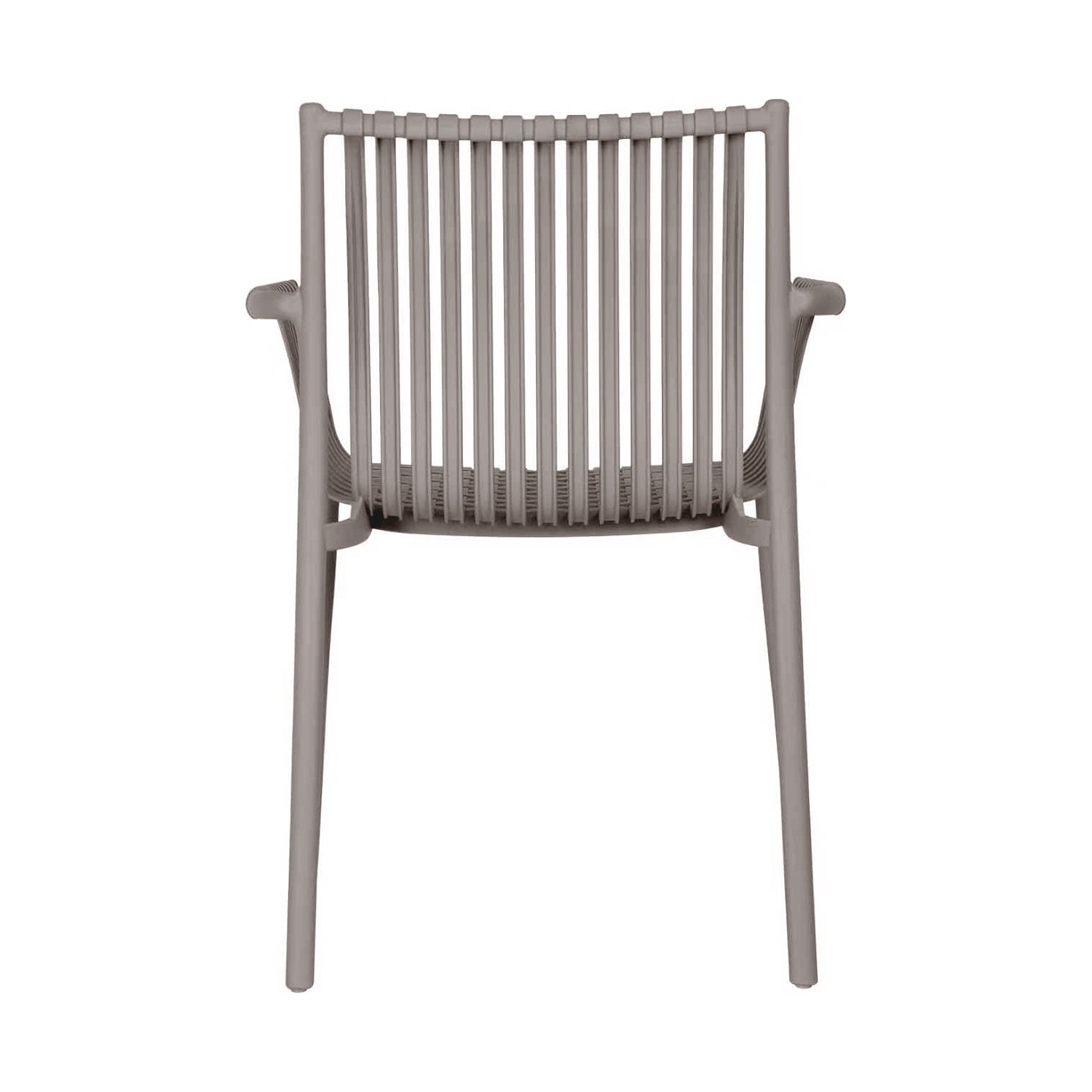 SILLA EXT PALMA TAUPE VISTA TRASERA