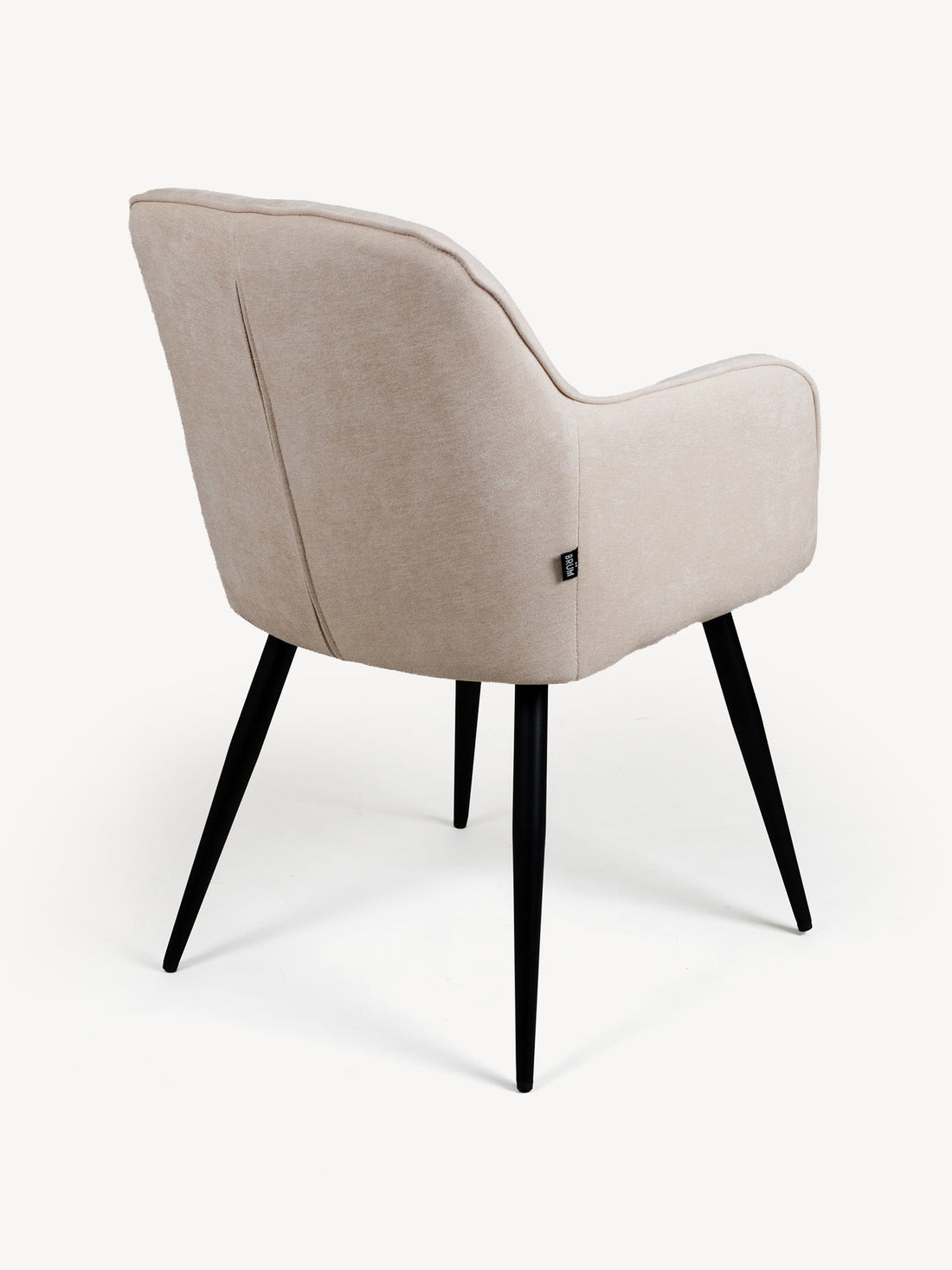 Silla Manchester beige, vista trasera